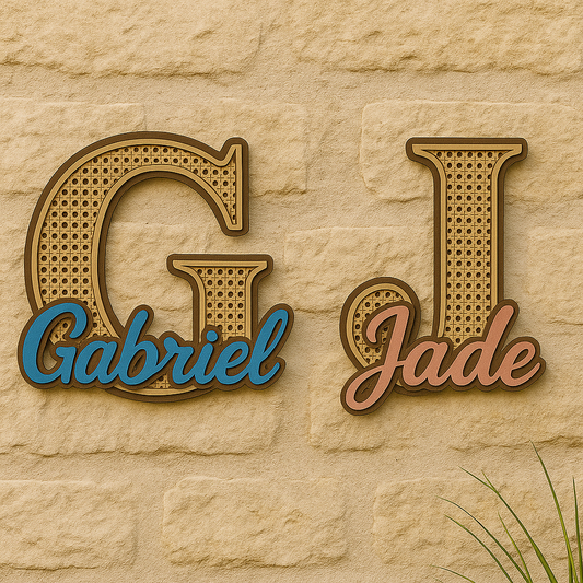 Lettre prénom personnalisée – Déco murale pour chambre d’enfant ou naissance